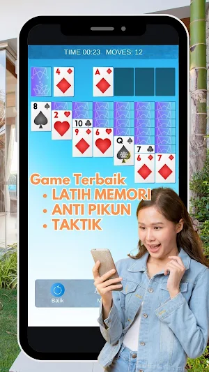 Kartu Solitaire Susun Soliter Screenshot 0
