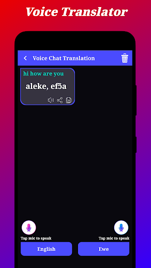 Ewe Translator Screenshot 2