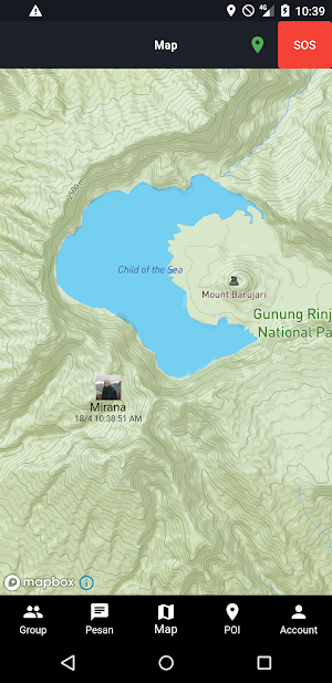Rinjani Routrack Screenshot 2