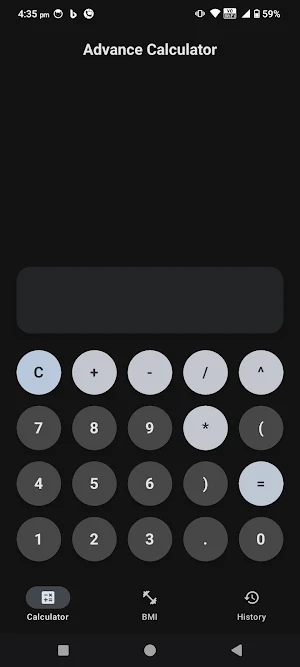 Advance Calulator Screenshot 0