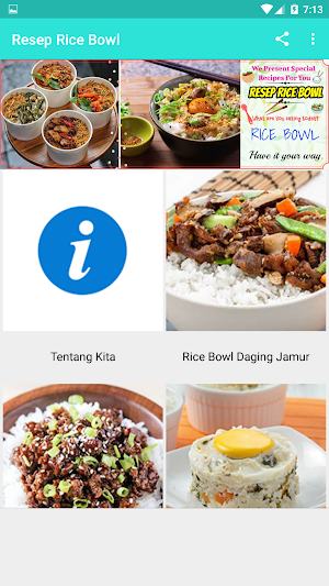 Resep Rice Bowl Screenshot 2