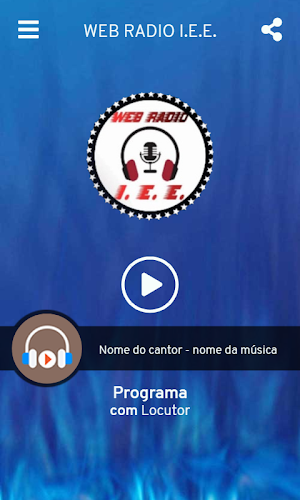 WEB RADIO  I.E.E. Screenshot 1