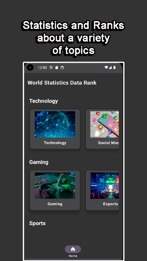 World Statistics Data Rank Screenshot 0