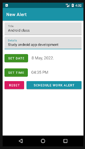Work Alert Screenshot 3