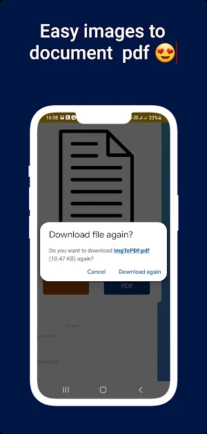 Photo to pdf- document scanner Screenshot 3