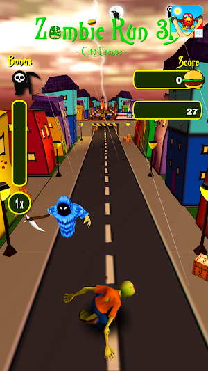 Zombie Run 3D - City Escape Screenshot 3
