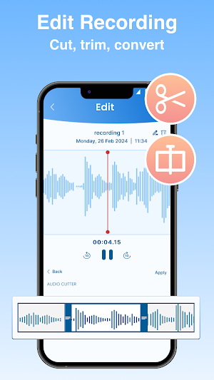 Voice Recorder: Audio Trimmer Screenshot 1