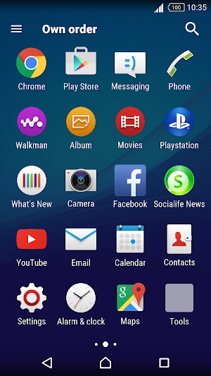 Back to Lollipop Xperia Theme for those who boring Screenshot 1