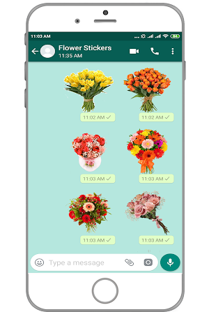 WAStickerApps - Flower Stickers for WA Screenshot 2