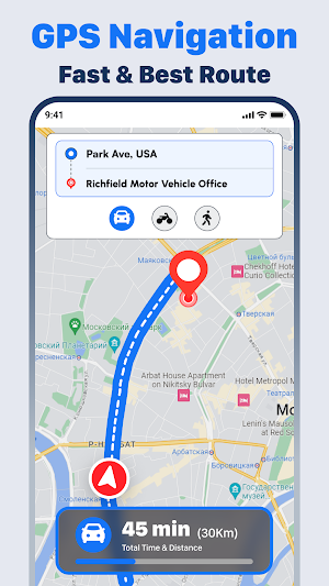 GPS Maps - Navigation & Route Screenshot 0