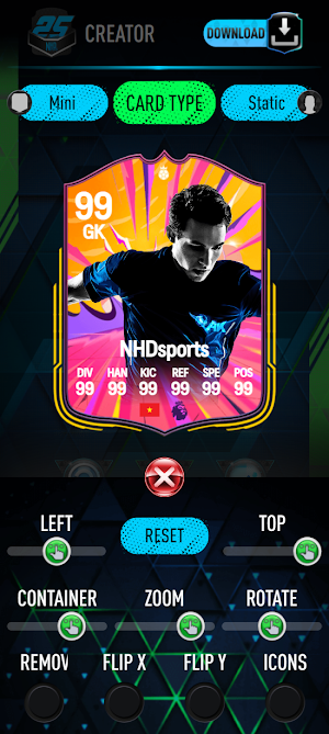 NHDFUT FC 25 Card Creator Screenshot 3