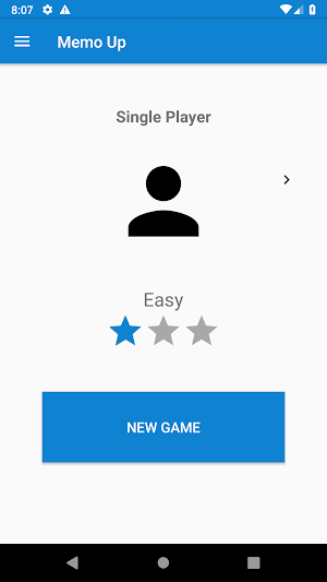 Memory game Screenshot 1