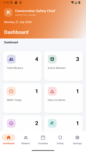 Construction Safety Chief Screenshot 0