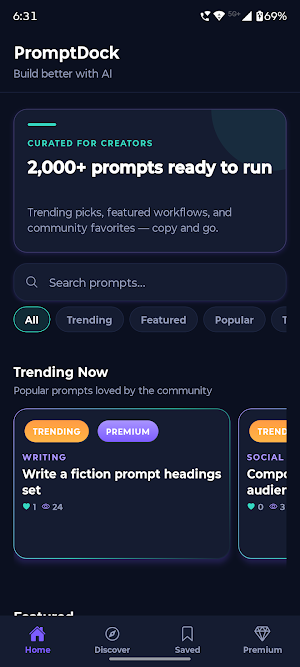 PromptDock Screenshot 0
