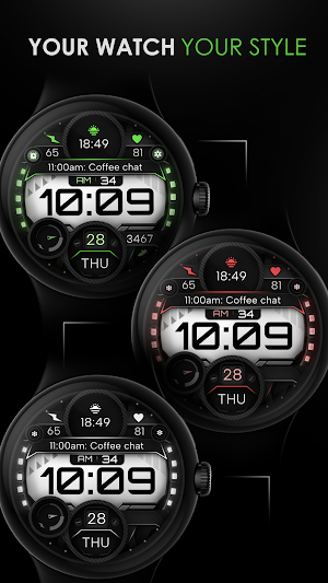 Dream 136 digital watch face Screenshot 0