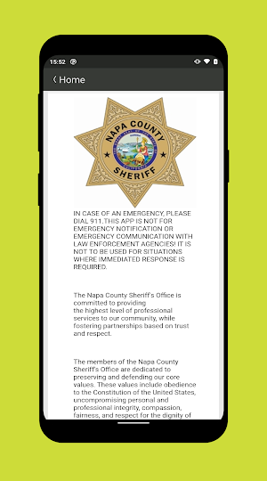 Napa County Sheriff's Office Screenshot 2