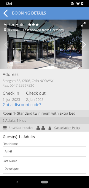 HEI Online Hotel Reservations Screenshot 3