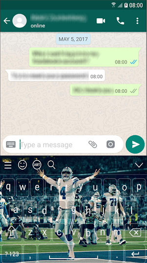 Dak Prescott Cowboys Keyboard NFL 2020 For Lovers Screenshot 2