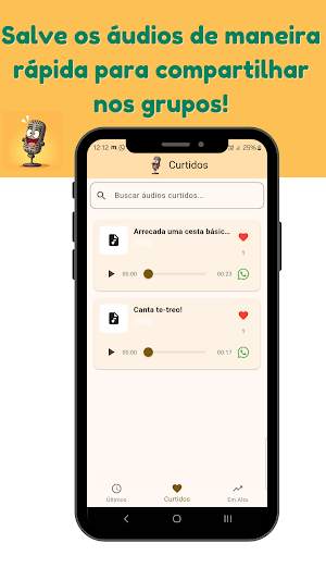 Áudios Zap Screenshot 1