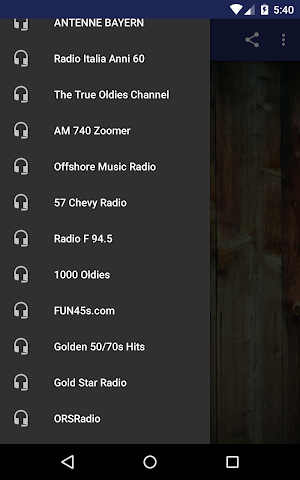 Oldies Radios - 40s, 50s, 60s And More Screenshot 1