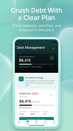 Freedom Finance AI: Debt Plan Screenshot 2