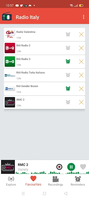 Radio Italy - Record Stream FM Screenshot 1