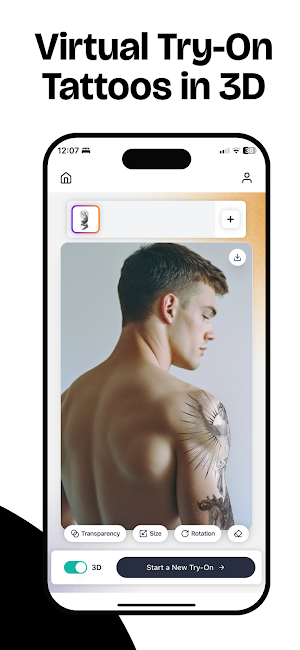 Tatship: Tattoo Planner Maker Screenshot 1