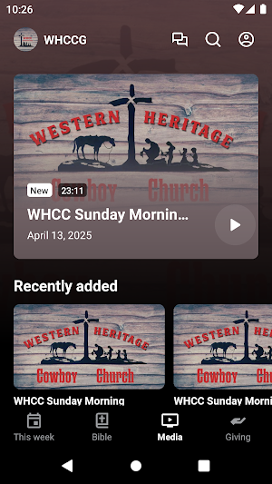 Western Heritage Cowboy Church Screenshot 1