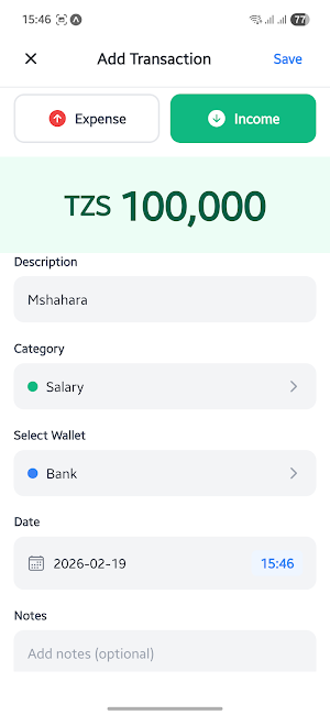 TrackPesa Screenshot 2