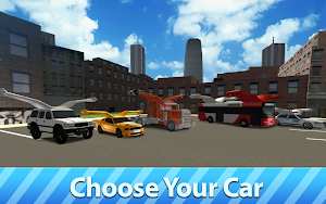 Flying Car Driver Simulator 3D Screenshot 3