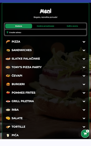 TONY'S PIZZA and more Screenshot 2