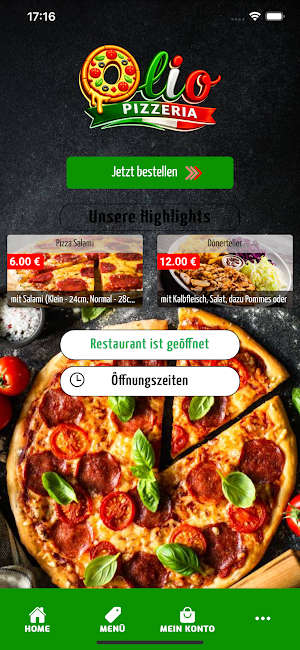 Olio Pizzeria Screenshot 0