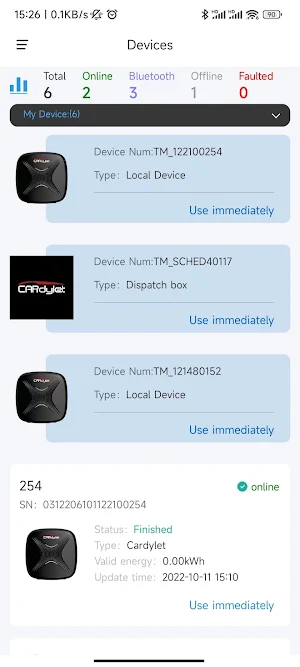 My Cardylet EV Screenshot 2
