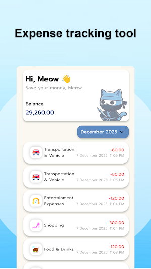 NinMoewMoney - รายรับรายจ่าย Screenshot 1