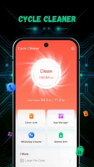 Cycle Cleaner - Speed Clean Screenshot 0