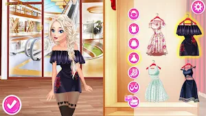 العاب بنات - صالون تحدي تلبيس Screenshot 0