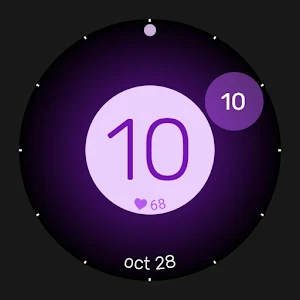 Bubble Colors Watch Face Screenshot 0
