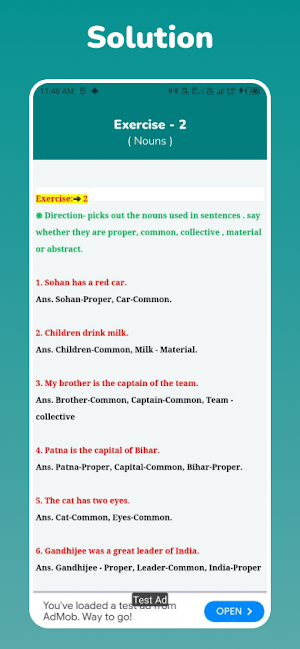 Junior English Grammar Screenshot 3