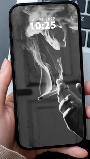 Cigarette Live Wallpaper lock Screenshot 3