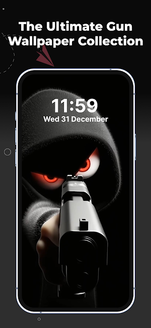 Silly Smile Gun Live Wallpaper Screenshot 1