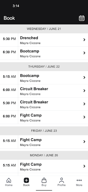 Ciccone Family Fitness Center Screenshot 1