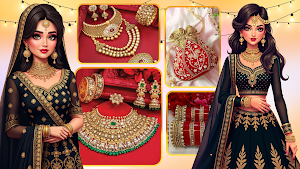 Indian Girl Dress Up & Makeup Screenshot 1