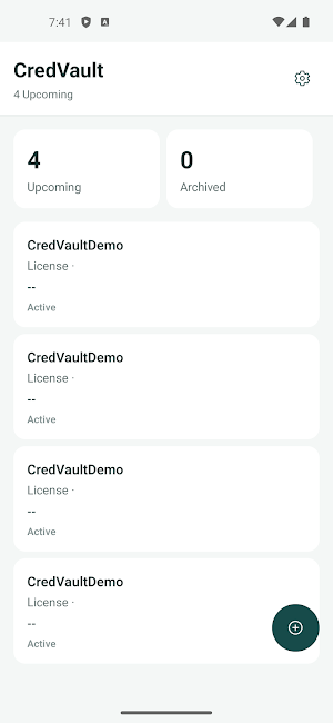 CredVault Screenshot 2