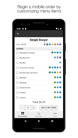 UM Campus Dining Screenshot 2