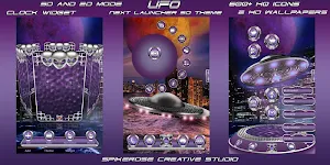 UFO 3D Next Launcher theme Screenshot 1