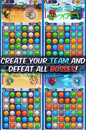 Pico Pets Puzzle - Virtual Monsters Match-3 Screenshot 3