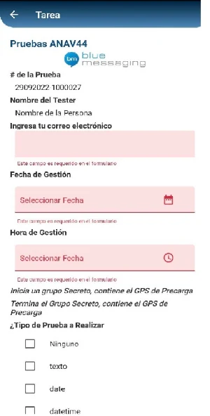 BlueForms Screenshot 2