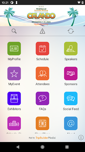 72nd Annual Scientific Meeting Screenshot 1
