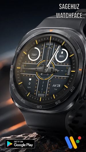 SH A125 Helicopter Watch Face Screenshot 3