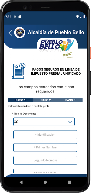 Trami App Pueblo Bello Screenshot 2